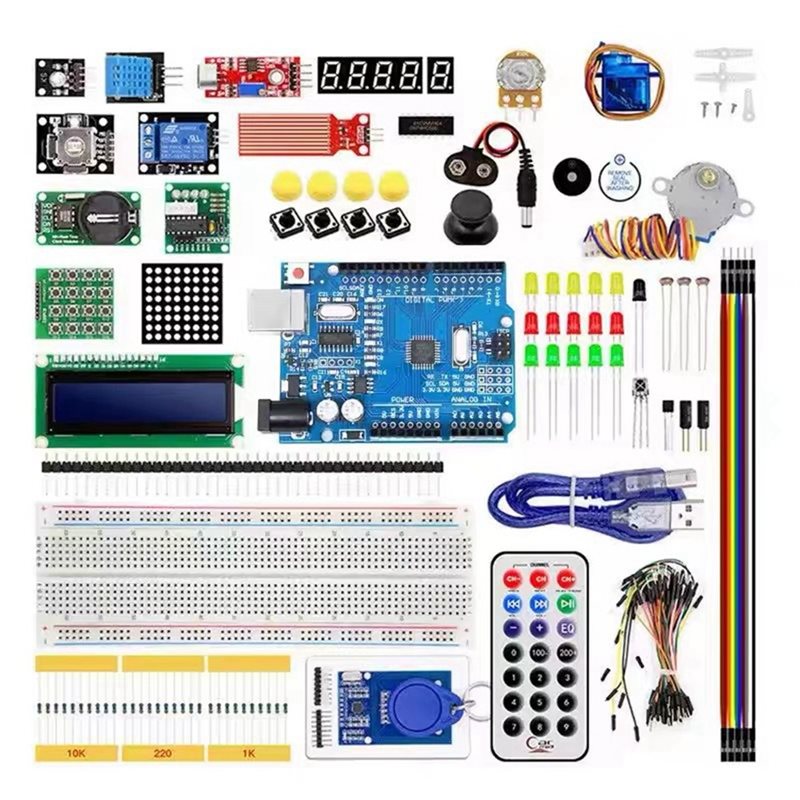 Diy Electronics Learning Kit - مجموعة أدوات ABDE-RFID للمبتدئين لأردوينو UNO