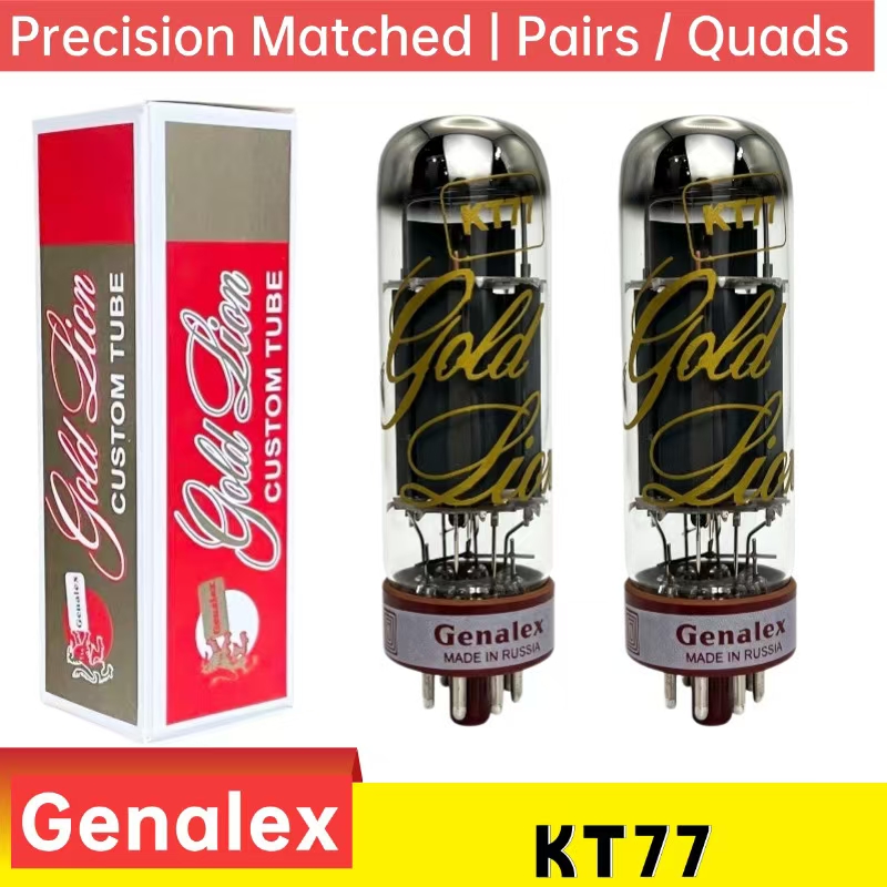 أنبوب تفريغ GOLD LION KT77 للص - مراجعة Diy Audio Electronics Kit وسعره