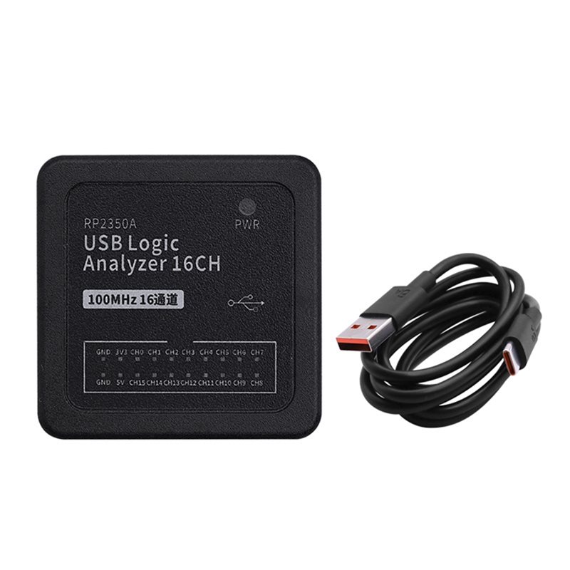 محلل منطقي رقمي USB-C بـ 16 قن - مراجعة Logic Analyzer Usb وسعره