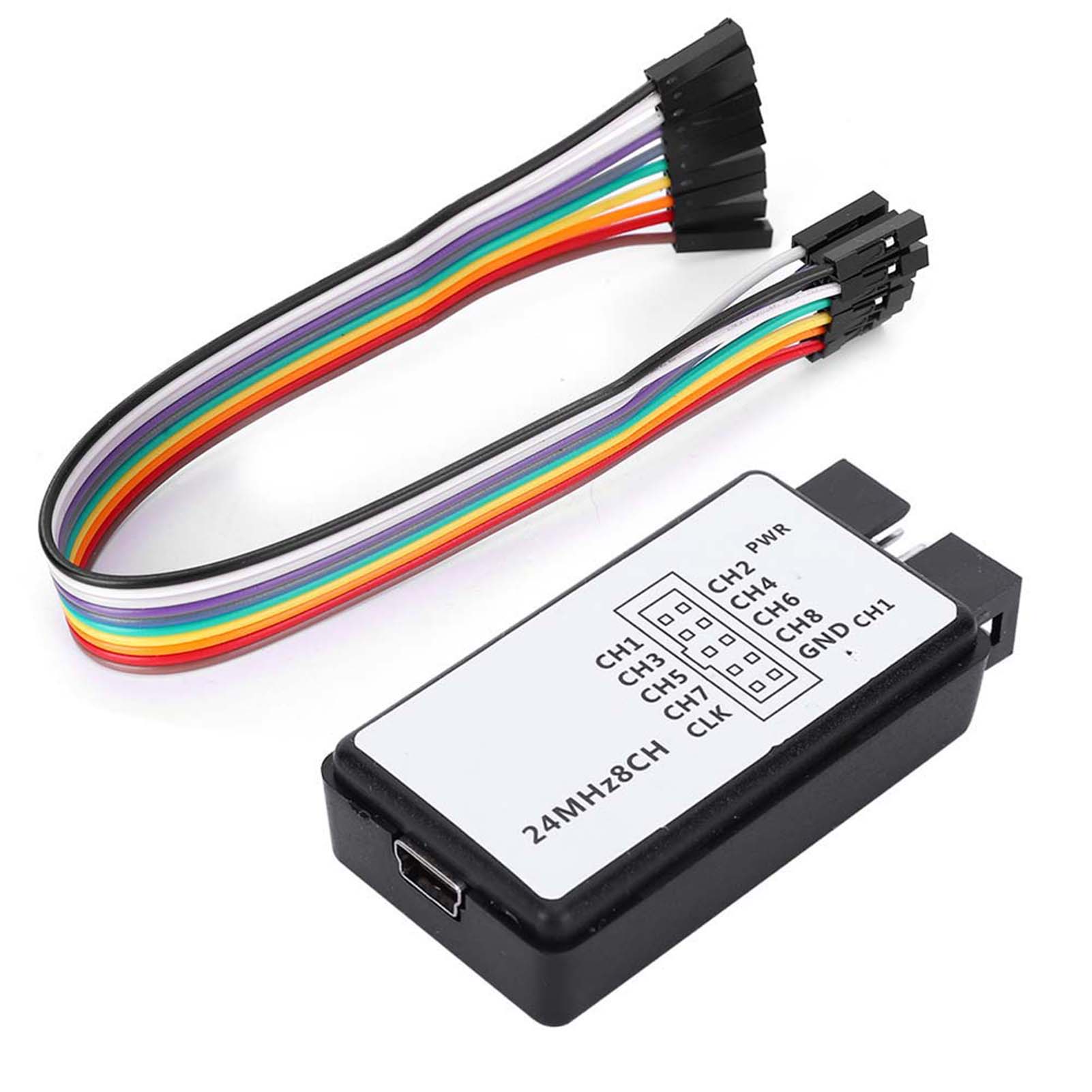 محلل منطقي 24 ميجاهرتز، جهاز م - مراجعة Logic Analyzer Usb وسعره