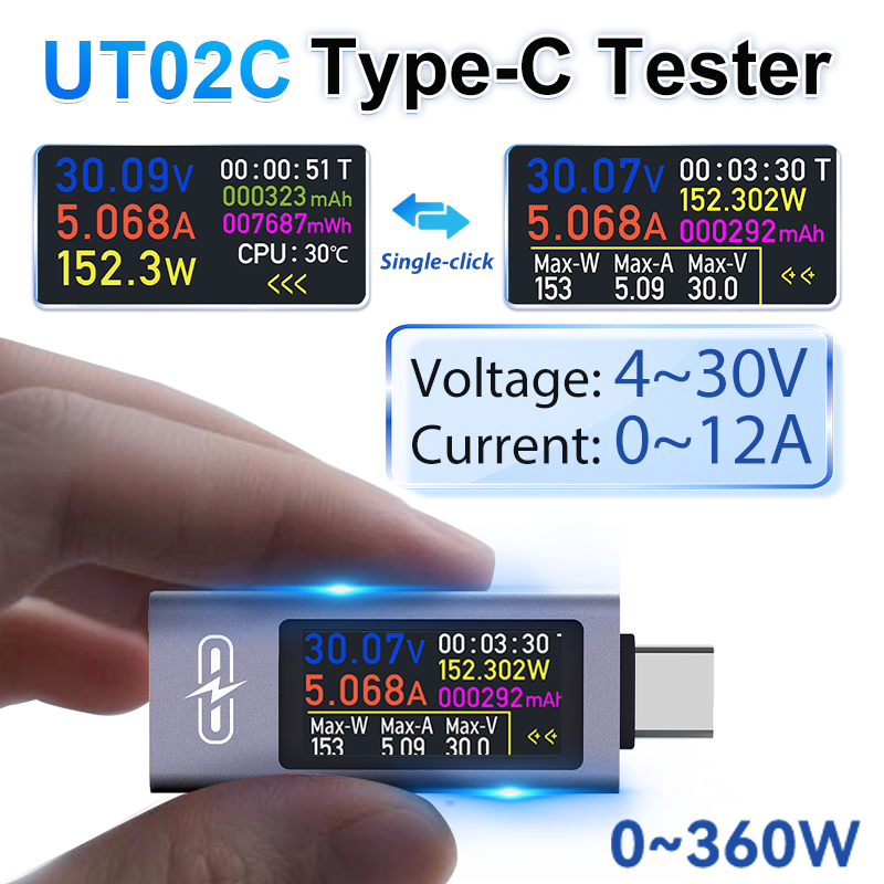 جهاز اختبار UT02C USB بشاشة مل - مراجعة Logic Analyzer Usb وسعره